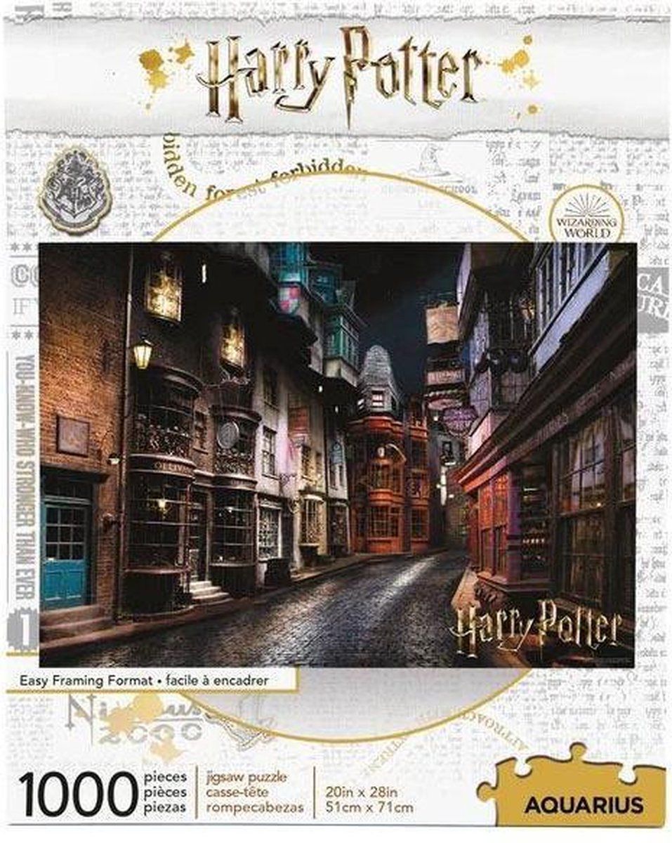 Aquarius Harry Potter Diagon Alley Puzzle 1000P - 0840391137356