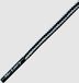 Mr.lacy Hillies DM Noir/Blanc 140cm long 4mm thick model is rond