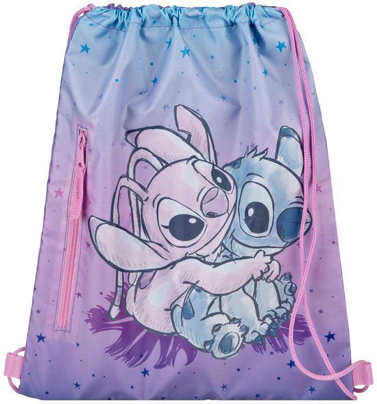 4KidsOnly Undercover Lilo & Stitch Gymtas - Zwemtas - 40 cm - Paars - Voor Kinderen