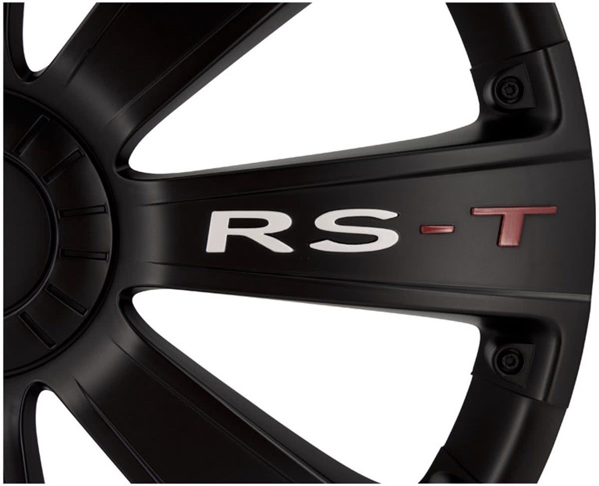 AutoStyle 4-Delige Wieldoppenset RS-T 16-inch Zwart