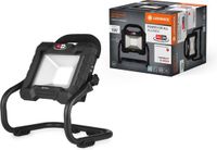 LEDVANCE werklamp met draaibare kop, werkt op batterijen, compatibel met Power for all Alliance, 3 niveaus dimbaar, 15W, 1300lm, 6500K, 840 koud daglicht, zwart aluminium, IP20