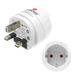 Hama 00223486 Adaptateur de voyage Type G Blanc