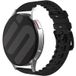 Amazfit Bracelet cuir et silicone Amazfit GTS 4 (noir)