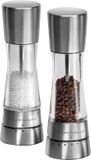 Derwent Gourmet Precision+ moulin à sel et poivre acier inoxydable-acrylique 190mm coffret cadeau