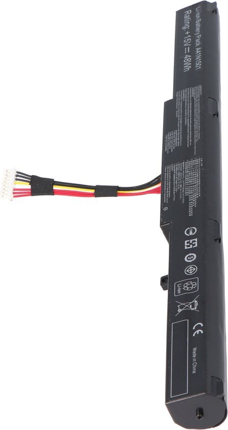 Accu geschikt voor Asus GL752, Asus N552, A41N1501, L41LK2H, L41LK9H 15 volt 3200mAh