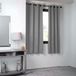 HomeMaison Verduisteringsgordijn 135 x 250 cm Lichtgrijs