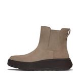 FitFlop F-Mode Suede Flatform Chelsea Boots BEIGE - Maat 40