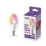 WiZ Kaarslamp - Gekleurd en Wit Licht - Slimme LED Verlichting - E14 fitting - 40W - Mat - Wi-Fi