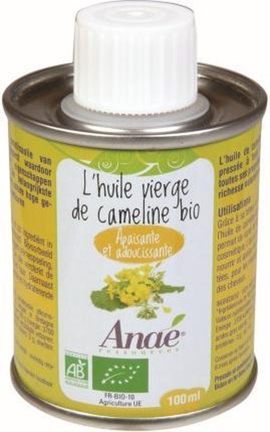 Anae Camelina Olie - Organisch & Koudgeperst 100 ml - Parfumvrij - Alle Huidtypes