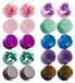 Dilatateur, 20 pièces - Double ouverture - Pierre/pierre de sel - 0 g (8 mm) - 16 mm - Coffret cadeau - Bijoux de mode