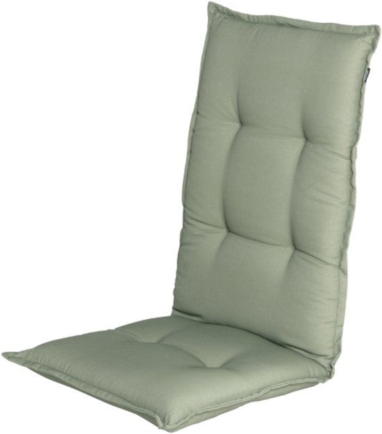 Hartman Tuinstoelkussen Cuba Soft Green Hoge Rug 123x50x8cm