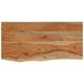 VidaXL Tafelblad met natuurlijke rand 40x20x2,5 cm massief mangohout