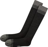 Lenz Merino Compression 1 Lange Sokken Zwart EU 45-47