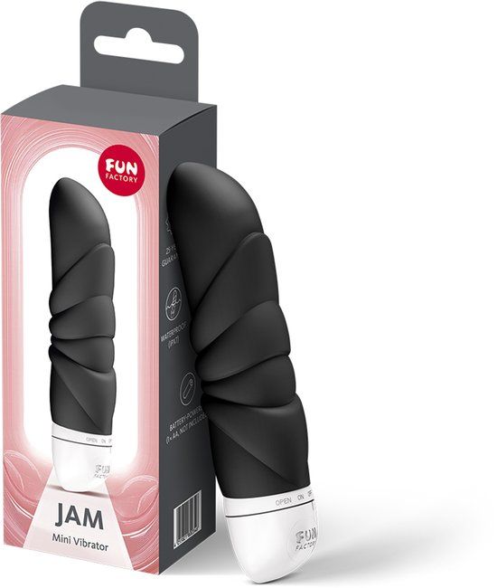 Fun Factory Jam Mini-Vibrator voor Vrouwen, Reisformaat, IPX7 Waterdicht