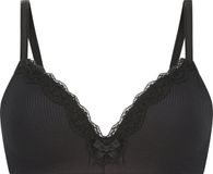 Hunkemöller Dames Lingerie Voorgevormde bh zonder beugel Lola - Zwart - maat C70