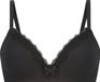 Hunkemöller Dames Lingerie Voorgevormde bh zonder beugel Lola - Zwart - maat C70