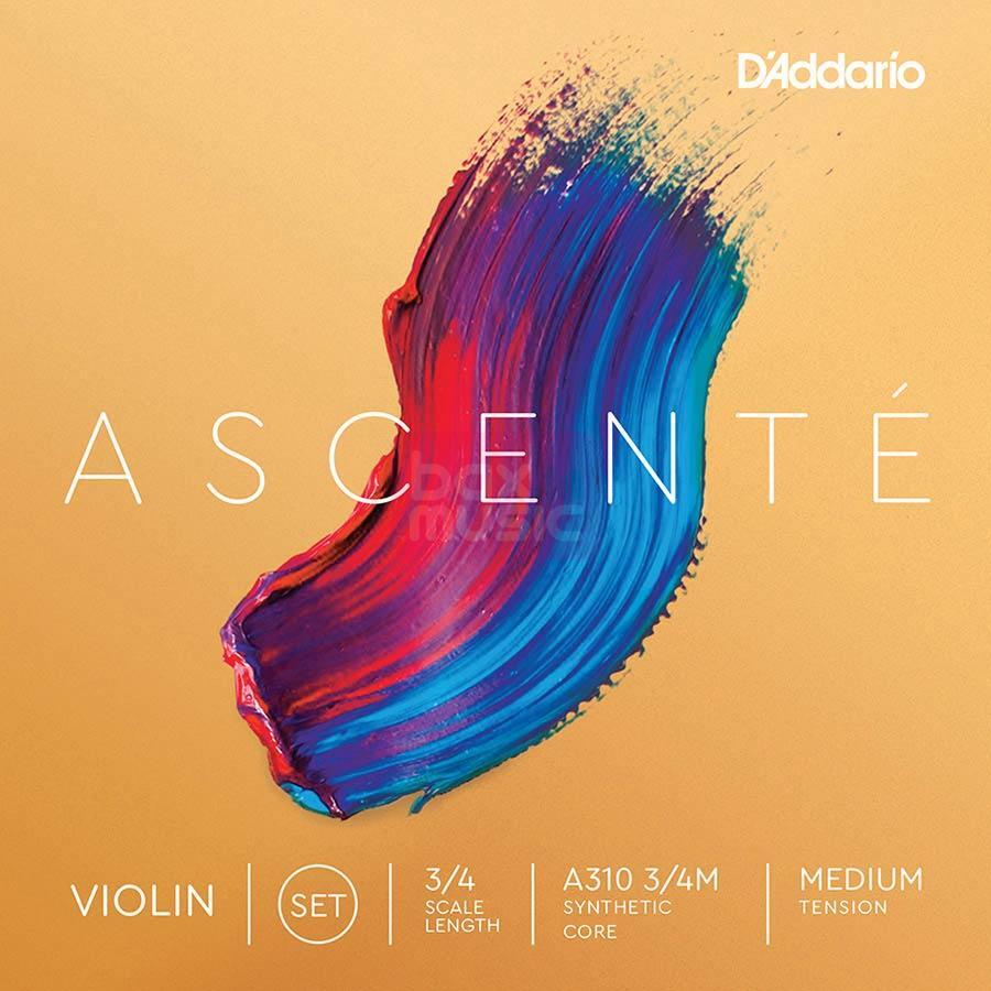 D'ADDARIO Ascenté A310-34M 3/4 Medium vioolsnaren set