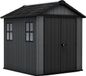 Keter Newton 757 Abri de jardin - 223,8x230x246cm - Gris