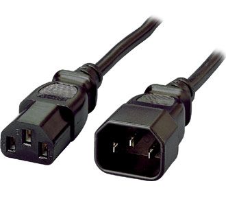 Equip High Quality Power Cord, C13 to C14, 1.8m