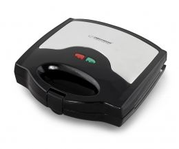 Esperanza EKT005 Tosti IJzer - Zwart/Grijs - 700W