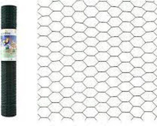 Giardino Zeskant gepl. 13x1.0mm x 100cm x 2.5m ral 6005 groen