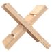 VidaXL Houtblokhouder 47x39,5x48 cm massief grenenhout