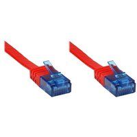 Good Connections - Verbindingskabel - RJ-45 (M) naar RJ-45 (M) - 3 m - UTP - CAT 6a - gevormd, vlak - rood