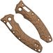 Lex Custom Microtech Amphibian Scales AMPHH148 Cerakote Burnt Bronze Titanium