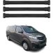 Omac Aluminium Dachträger für Opel Vivaro C / Zafira Life 2019-2026 – Tüv / Din 75302:2019 – Max. Last 75 kg – 3 Träger Schwarz