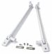 Icecat Support de fixation pour stores de balcon, 50 cm, blanc, en aluminium