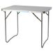 Bol Campingtafel uitklapbaar, groot formaat, met draaghandvat, aluminium, 80x60x68 cm