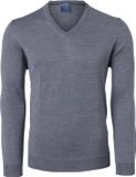 Olymp Trui Merino Grijs - Maat XL - Heren - Pullovers