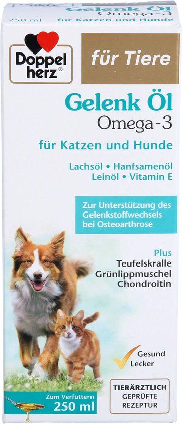 Doppelherz Gelenk Olie voor Katten en Honden - 250 ml