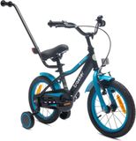 Sun Baby Tracker Bike Kinderfiets voor jongens 14 inch Blauw neon