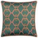 Paoletti Carnaby Ketting Geometrische Satijnen Kussenhoes