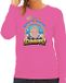 Bellatio Decorations Apres ski sweater dames - meer of minder schnaps - roze - S