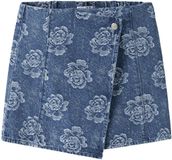 NAME IT Rok blauw denim / wit