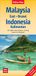 MALAISIE EAST - BRUNEI - INDONESIE - KALIMANTAN: Waterproof and Tear-Resistant Map