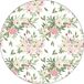 Bonateks Ronde digitaal bedrukte muismat, antislip onderkant, voor kantoor en thuis, diameter: 22 cm