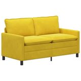 vidaXL Bank Geel 156 x 81 x 87,5 cm Fluweel