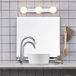 Markslöjd Mini 3 Applique Murale IP44 Chrome/Blanc