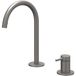 IVY Bond Wastafelkraan - 2-Gats Bladmontage - Geborsteld Metal Black PVD