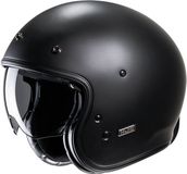 HJC V31 Flat Zwart Semi Flat Zwart Jethelm - Helm