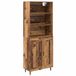 vidaXL Highboard - Oud Hout - 69,5 x 32,5 x 180 cm