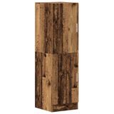 vidaXL Armoire de cuisine - 38x41,5x131,5 cm - Bois traité - Couleur vieux bois