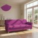 Più bello Bielastische bankovertrekken Fuchsia
