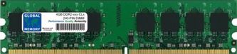 GLOBAL MEMORY 4 Go DDR2 667/800 MHz 240-broches DIMM Mémoire Vive pour PC de bureau/cartes mères