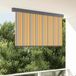 Store en Velours Jaune et Bleu 180 x 250 cm Tissu et Aluminium