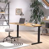Germania Bureautafel Hermoso | 160 x 80 x 91 cm | Navarra Oak-design | Bruin | Spaanplaat