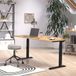 Germania Bureautafel Hermoso | 160 x 80 x 91 cm | Navarra Oak-design | Bruin | Spaanplaat